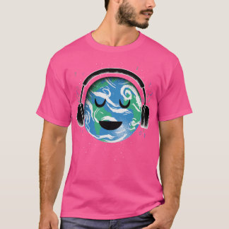 T-shirt Toute la planète adore la musique