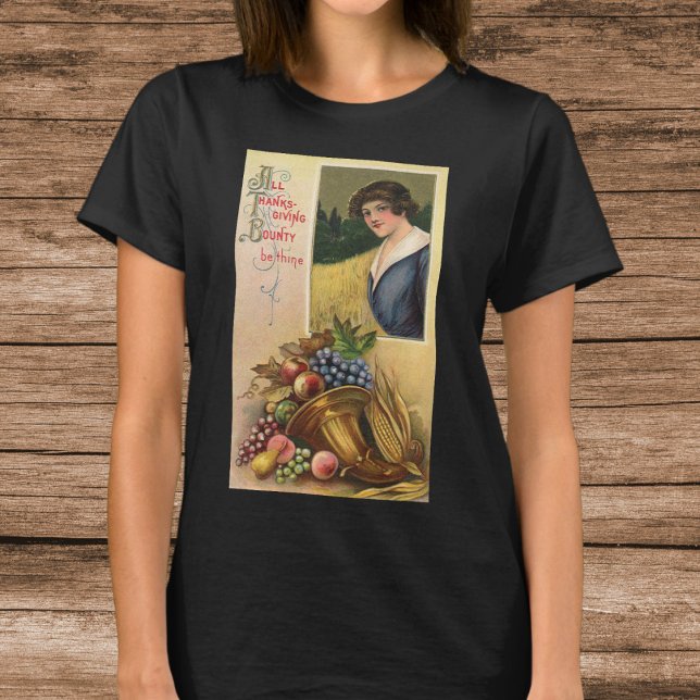 T-shirt Toute la récolte de Thanksgiving est tienne (ll Thanksgiving Bounty Be Thine t-short)