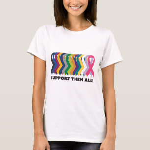 T-shirt Toute la sensibilisation au cancer