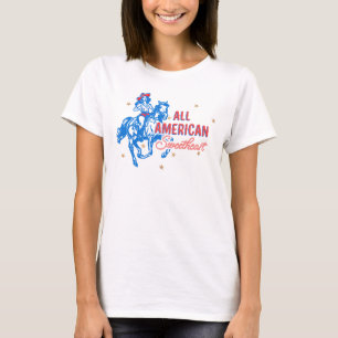 T-shirt Toute petite fille américaine