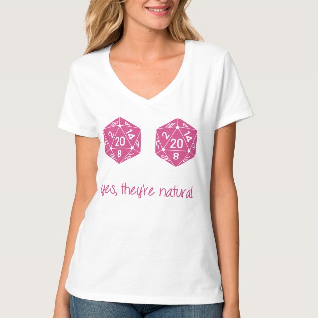 T-shirt Toutes les 20 matrices naturelles de seins (Devant)