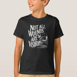 T-shirt Toutes les blessures ne sont pas la version de Vis