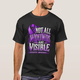 T-shirt Toutes les blessures ne sont pas visibles Épilepsi