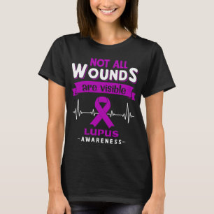 T-shirt Toutes les blessures ne sont pas visibles Lupus Se