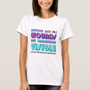 T-shirt Toutes les blessures ne sont pas visibles Préventi