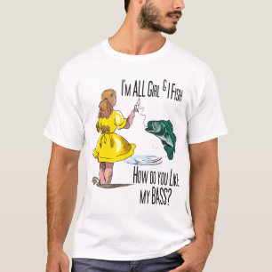 T-shirt Toutes les chemises de pêche de fille