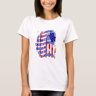 T-shirt Toutes les choses Amérique