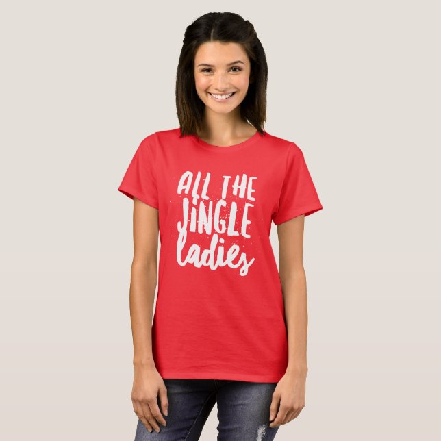 T-shirt Toutes les dames de tintement (Devant entier)