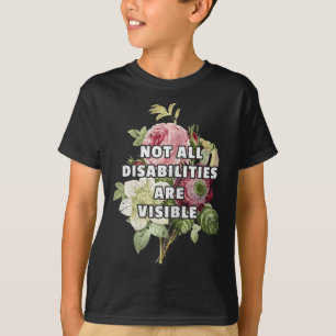 T-shirt Toutes les déficiences ne sont pas visibles Fibrom