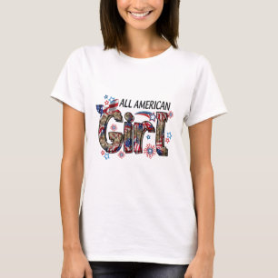 T-shirt Toutes les filles américaines