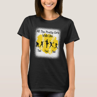 T-shirt Toutes Les Jolies Filles Se Promènent Comme Ce Can