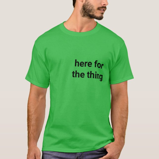 T-shirt Toutes les occasions (Devant)