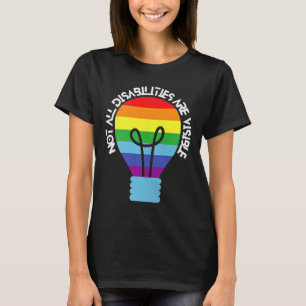 T-shirt Toutes Les Personnes Handicapées Ne Sont Pas Visib
