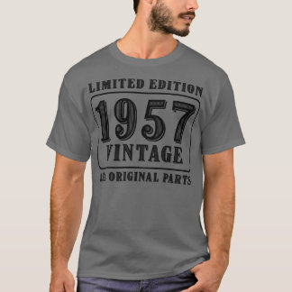 T-shirt Toutes les pièces d'origine vintage 1957 édition l