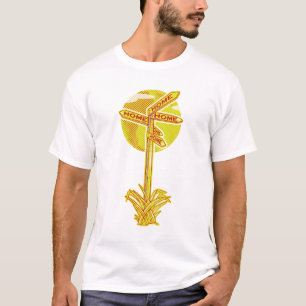 T-shirt Toutes les routes mènent à la maison