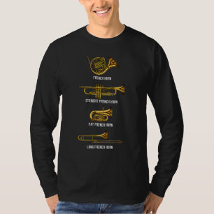 T-shirt Toutes Sortes D'Instrument De Corne Française Corn