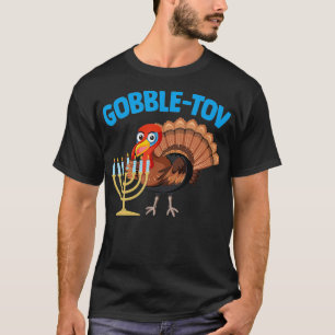T-shirt Tov Hanoukka Thanksgiving Holiday Juif Juif Juif J