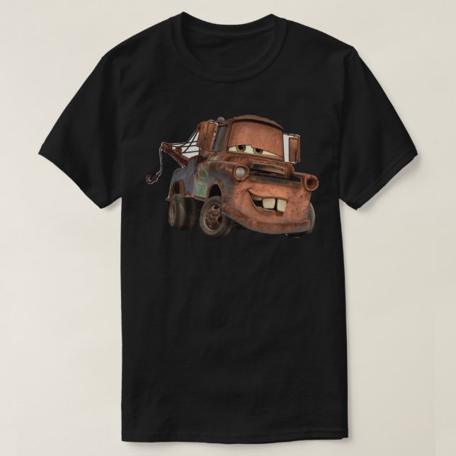 T-shirt Tow Mater de l'autocollant de voitures (Design devant)