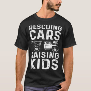 T-shirt Tow Truck Driver Papa Trucker Secourt