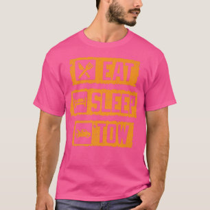 T-shirt Tow Trucker Chemise Mange Sommeil Conducteur de ca
