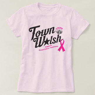 T-shirt Town Walsh soutient la sensibilisation au cancer d