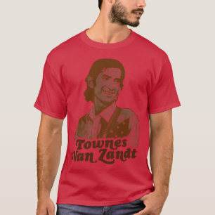 T-shirt Townes Van Zandt Live est à Fly Retro FanArt 1