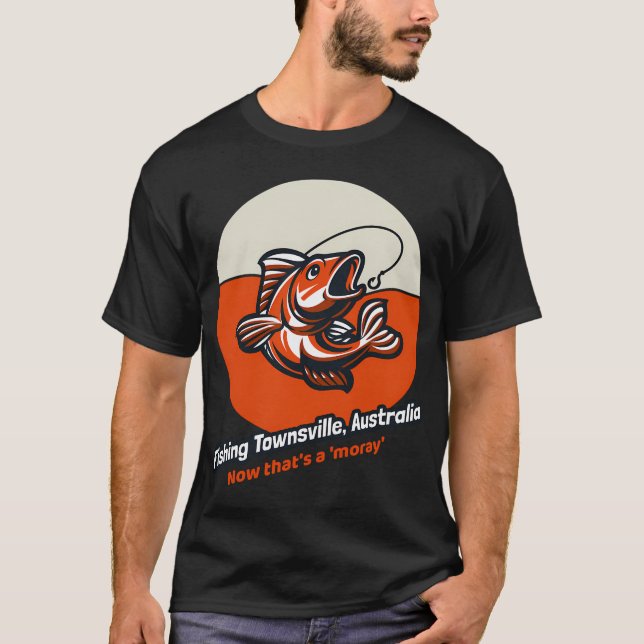 T-shirt Townsville pêche (Devant)