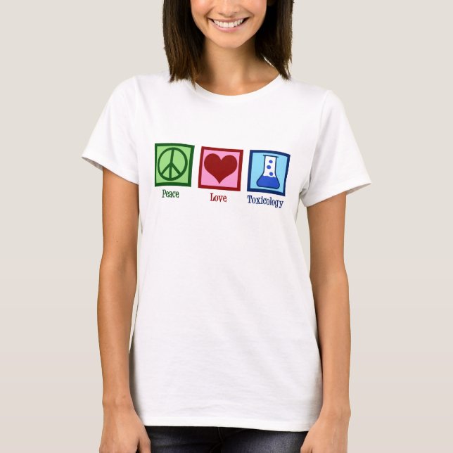 T-shirt Toxicologie Peace Love (Devant)