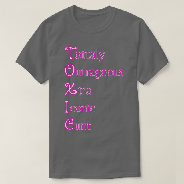 T-shirt toxique (Design devant)