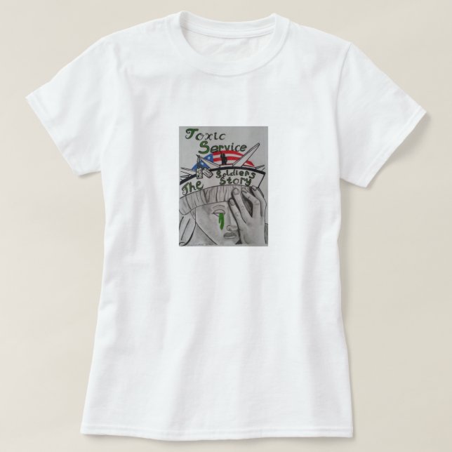 T-SHIRT TOXIQUE DE DAMES DE SERVICE (Design devant)
