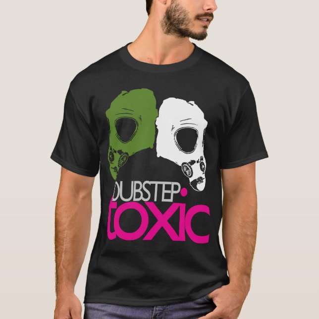 T-shirt toxique de Dubstep (Devant)