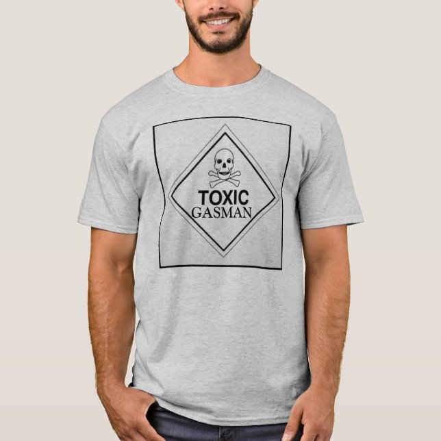 T-SHIRT TOXIQUE D'EMPLOYÉ DU GAZ (Devant)