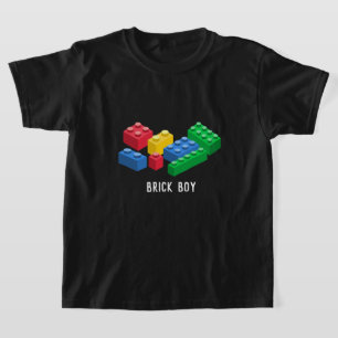 T-shirt Toy building briques enfants colorés