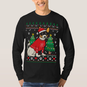 T-shirt Toy Fox Terrier Ornement de Noël Vilain Cadeau Mam