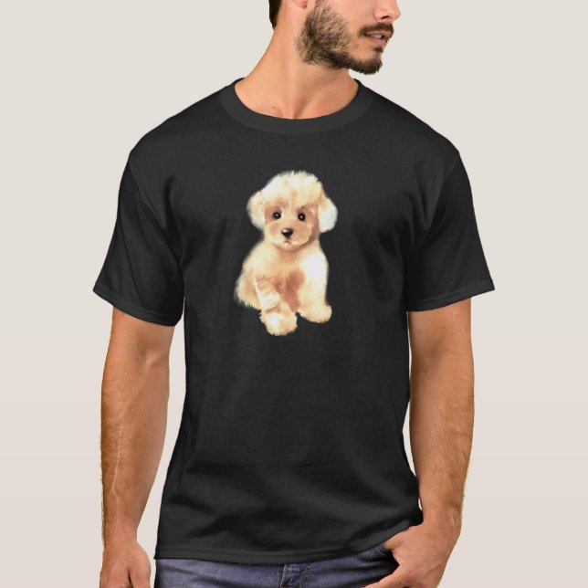 T-shirt Toy poodle dog ,breed,mini poodle puppy (Devant)