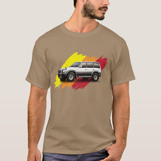 T-shirt Toyota 80 Series Land Cruiser (Devant)