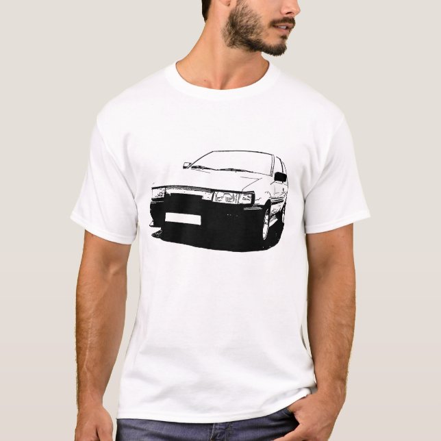 T-shirt Toyota AE86 (Devant)