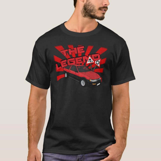 T-shirt Toyota Corolla AE86 (Devant)