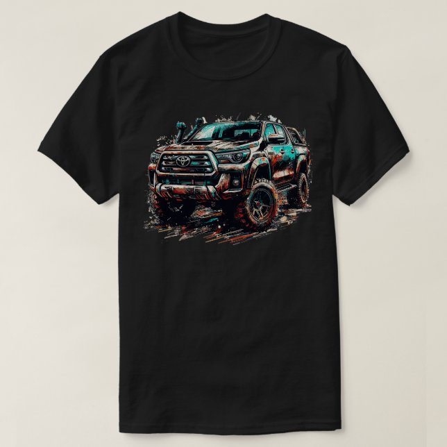 T-shirt Toyota Hilux 10 (Design devant)