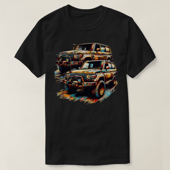 T-shirt Toyota Land Cruiser 10 (Design devant)
