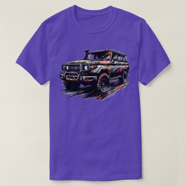 T-shirt Toyota Land Cruiser 8 (Design devant)