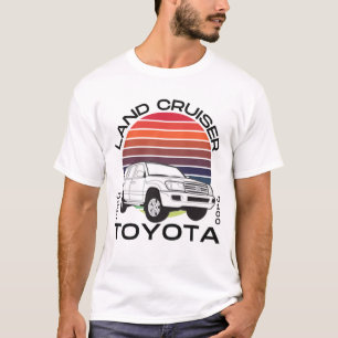 T-shirt Toyota Land Cruiser Retro J100 Off-Road Car Retro
