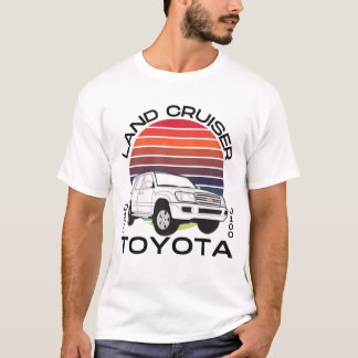 T-shirt Toyota Land Cruiser Retro J100 Off-Road Car Retro