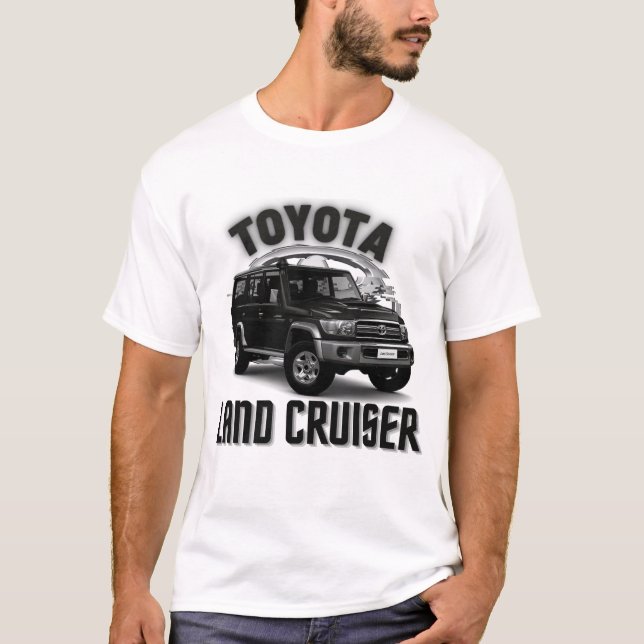 T-shirt Toyota Land Cruiser VDJ76 Off-Road (Devant)