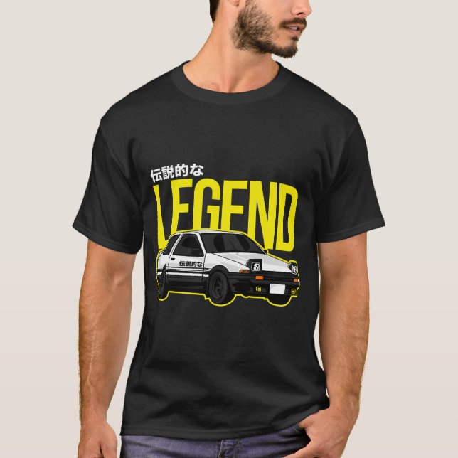 T-shirt Toyota légendaire AE86 (Devant)