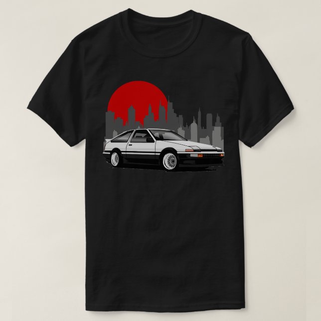 T-shirt Toyota Levin Ae86 Hachiroku 19831987 (Design devant)