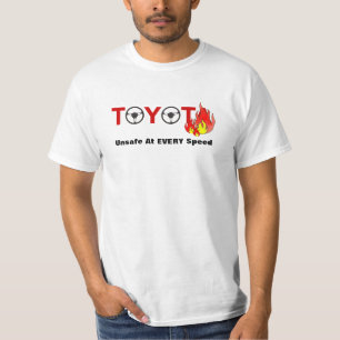 T-shirt Toyota : Peu sûr à CHAQUE vitesse