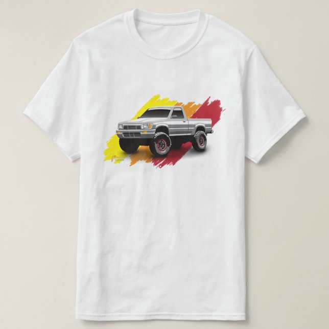 T-shirt Toyota Pickup Truck 4x4 1989 (Design devant)