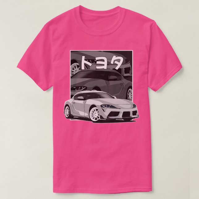 T-shirt Toyota Supra MK5 A90 20192023 Comics japonais (Design devant)