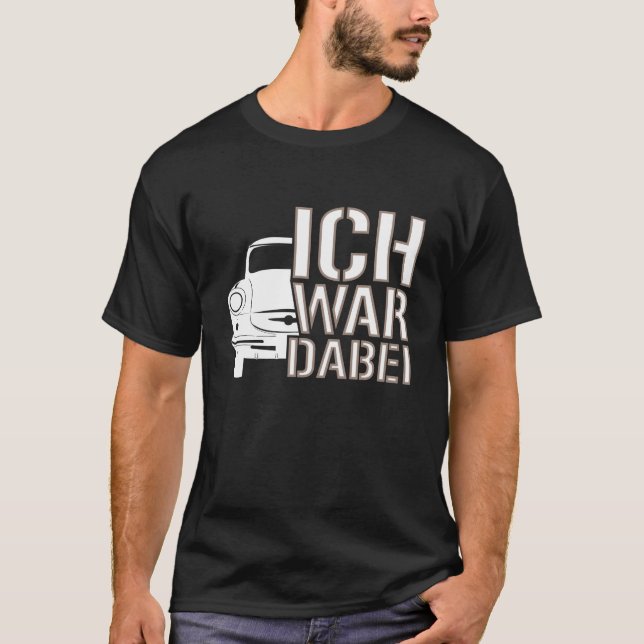 T-shirt Trabi DDR, j'étais un cadeau (Devant)